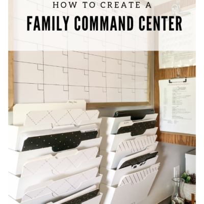 a simple family command center