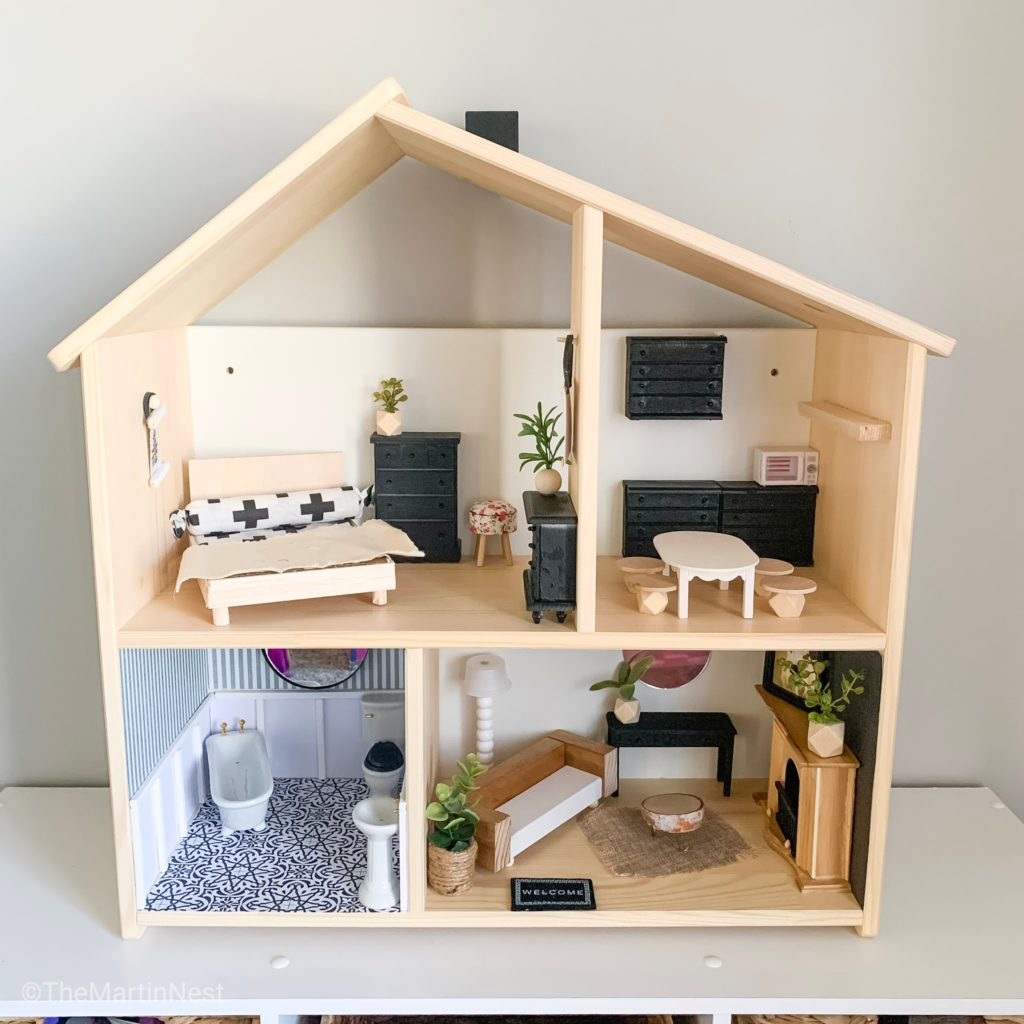 Ikea Dollhouse Makeover - themartinnest.com