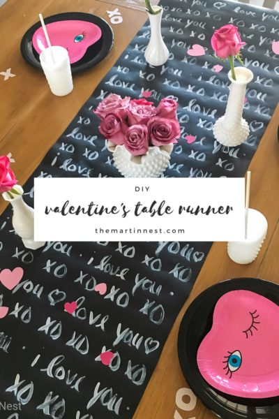 Hand-painted DIY Table Runner