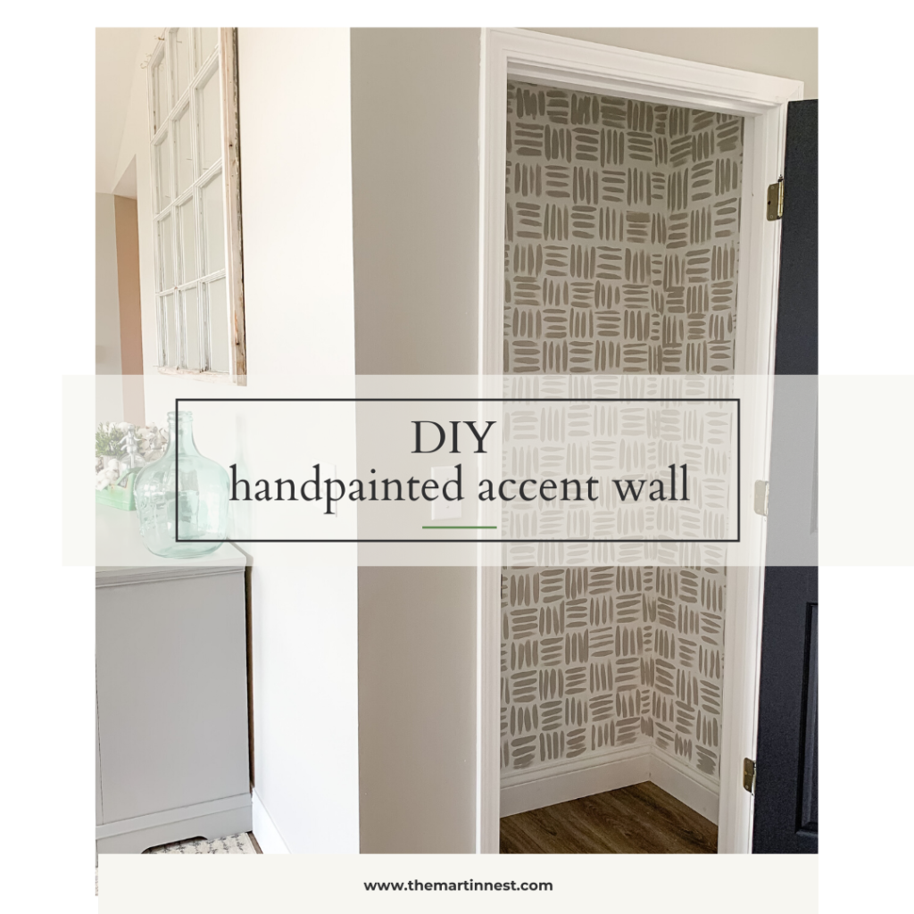 DIY Handpainted Wallpaper