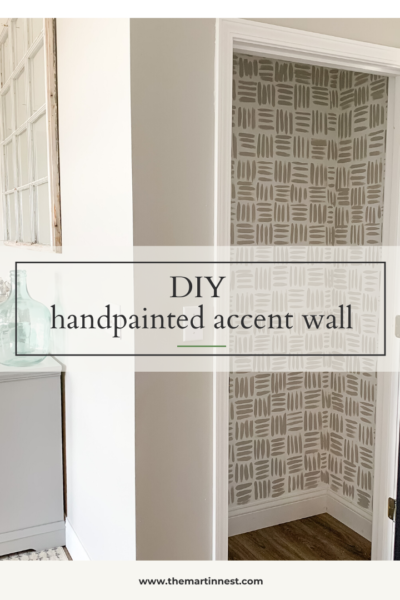 DIY Handpainted Wallpaper