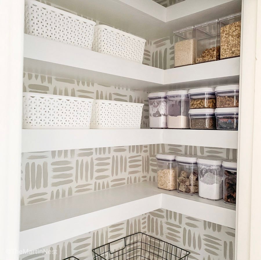 Floating Corner Pantry Shelves, What Material To Use For Pantry Shelves