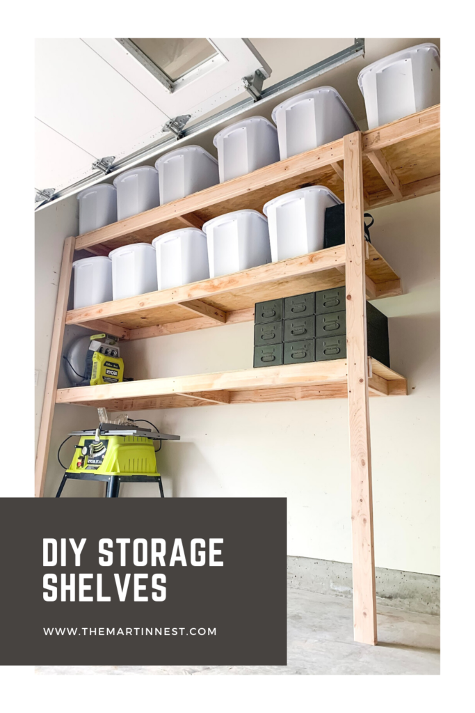 Easy DIY Storage Shelves