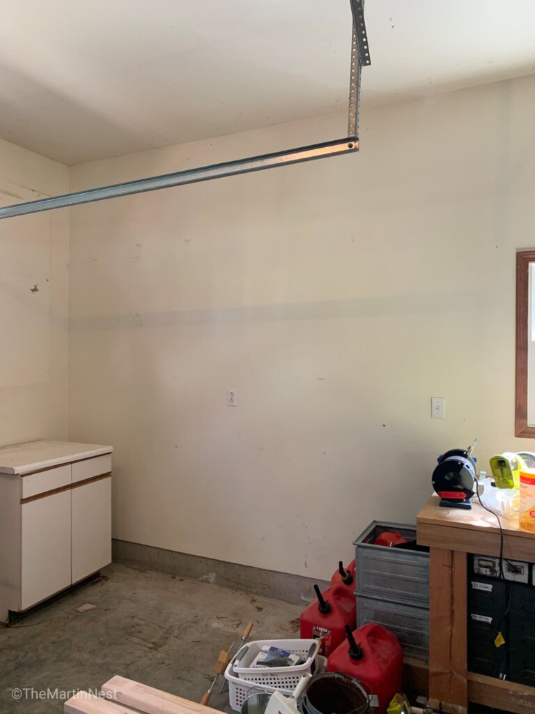 One Room Challenge Garage Makeover Before