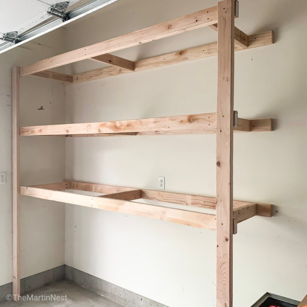 DIY Garage Shelving