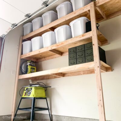 DIY Garage Shelving