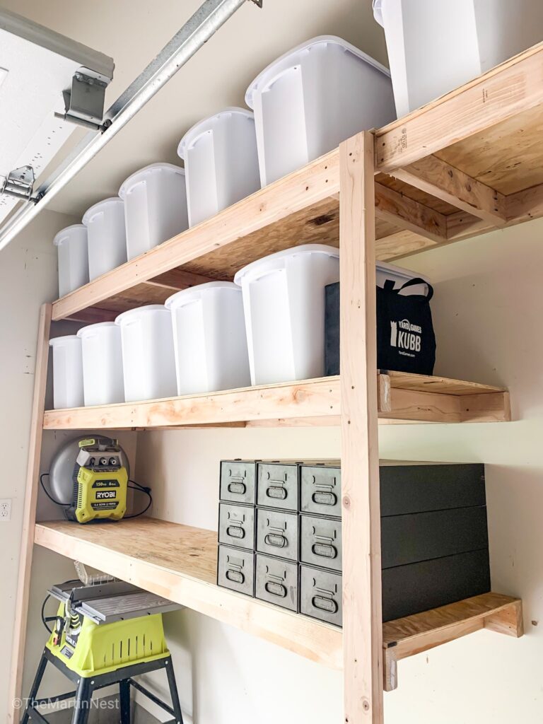 DIY Garage Shelving