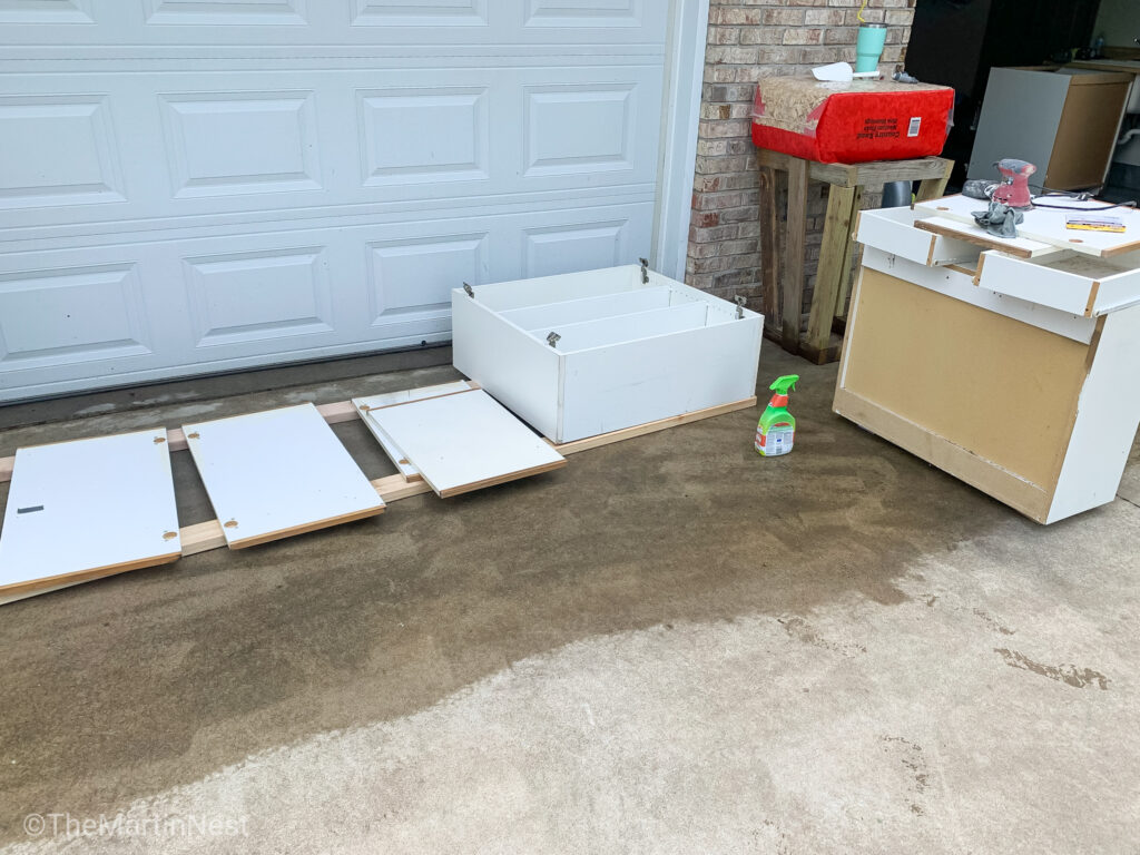 Prepping Laminate Cabinets for Paint