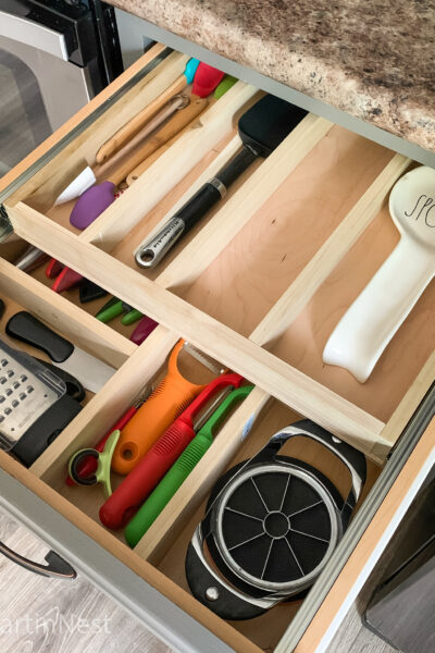 DIY Double layer drawer organizer