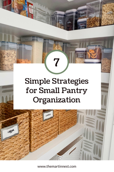 Small Pantry Organization Tips