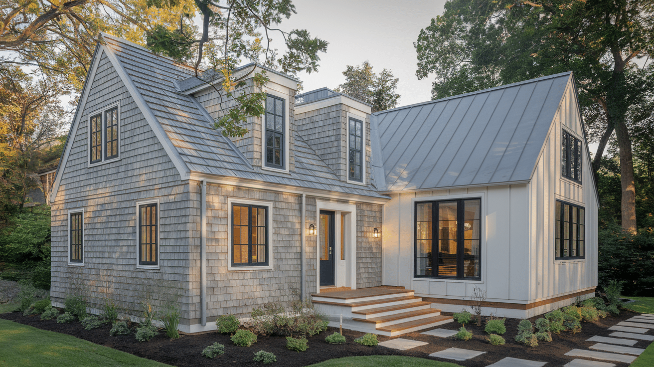 Blending Tradition with Modern Materials
