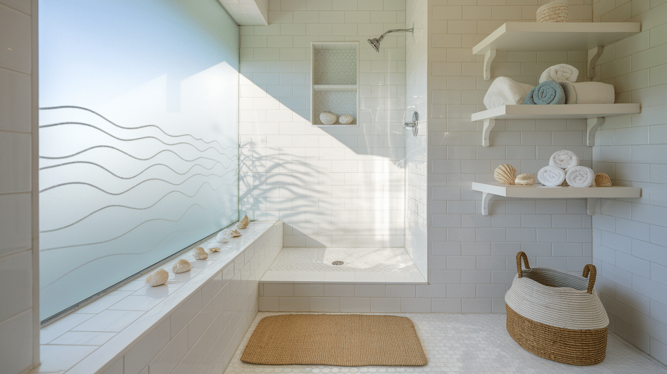 Coastal Spa with a Privacy Film
