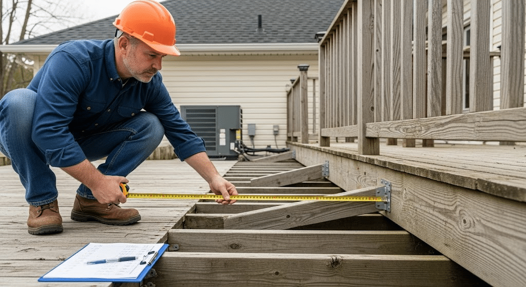 Evaluate the Structural Integrity of the Existing Deck
