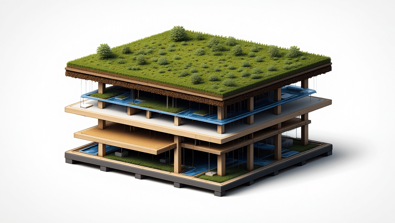 Green Roof-Compatible Frames