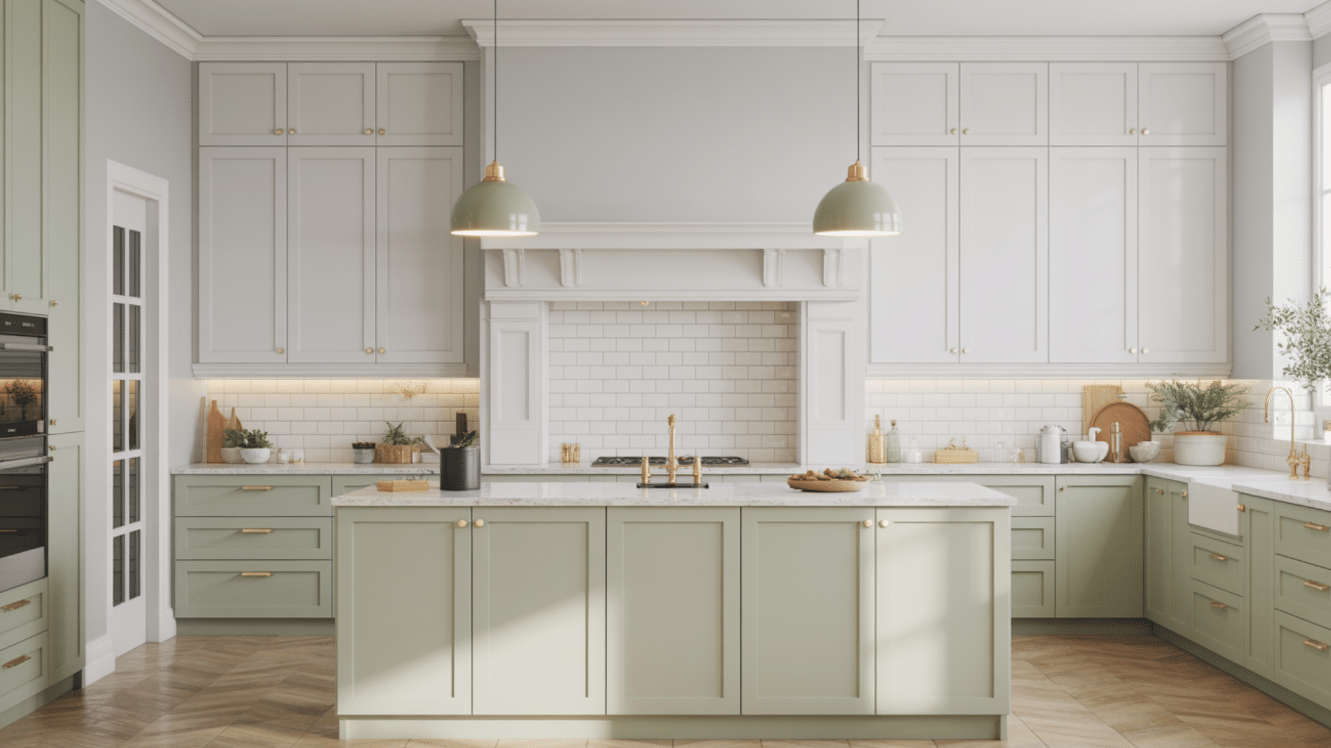 Painted Beech Cabinets