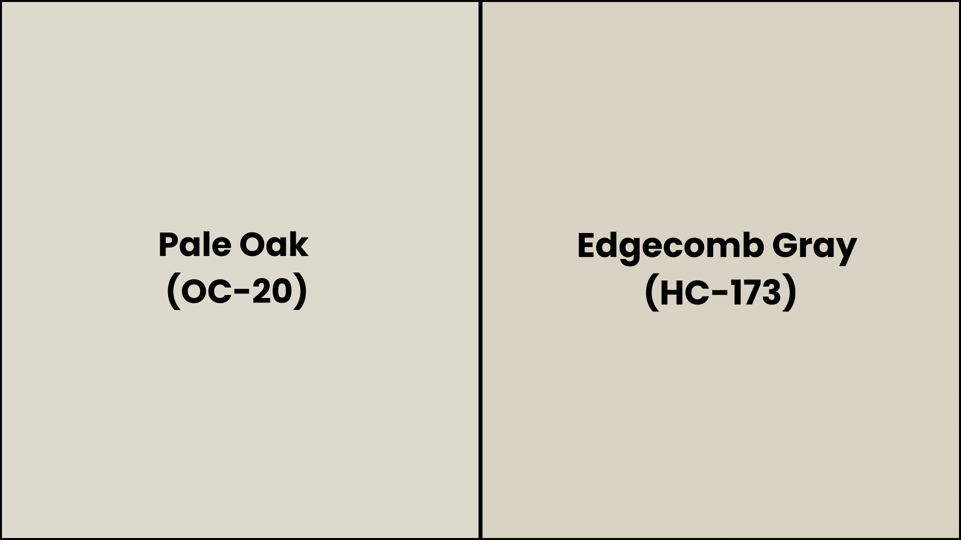 Pale Oak vs Edgecomb Gray : Understanding the Key Differences
