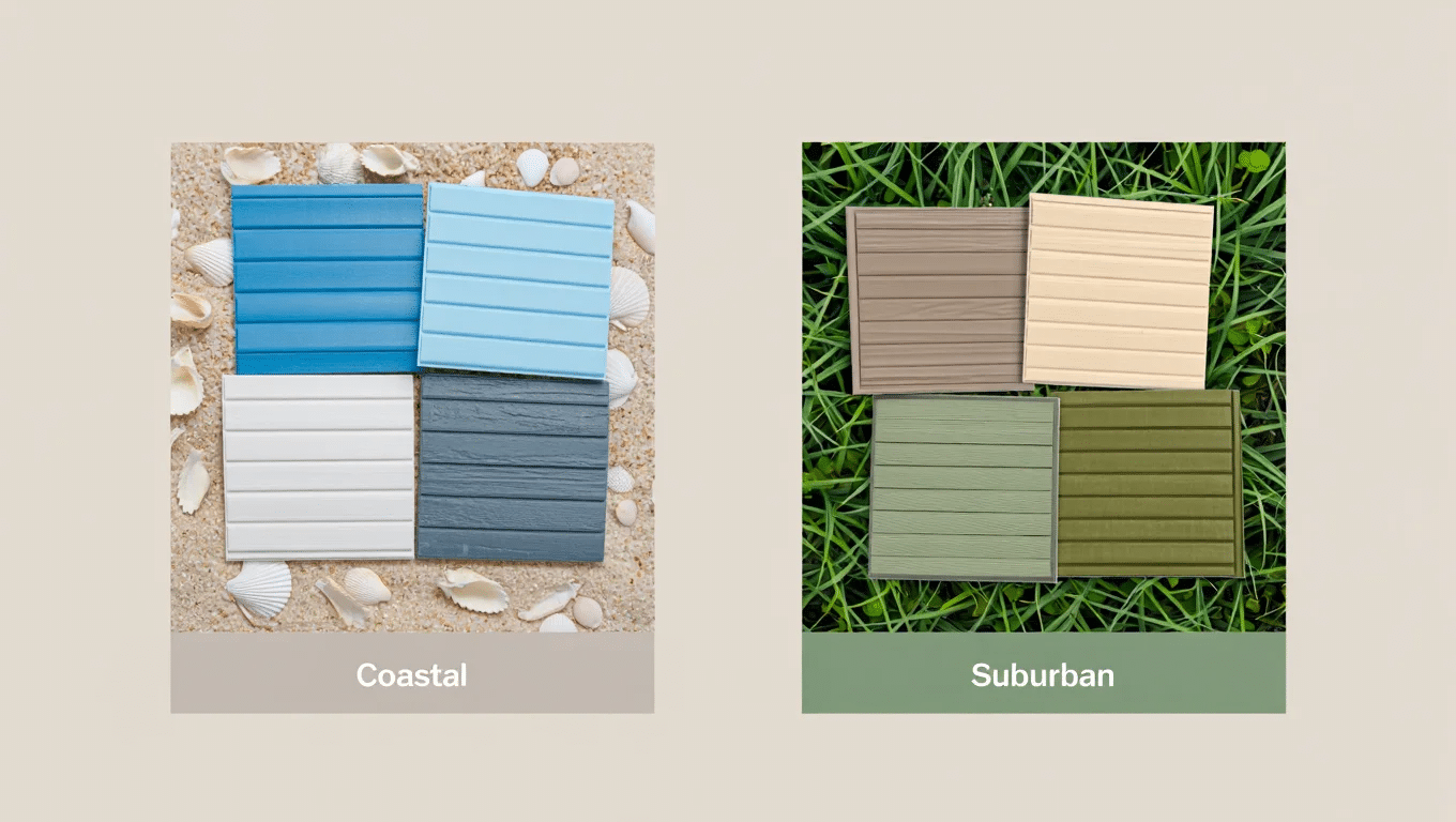 Regional Color Trends (coastal vs. Suburban)