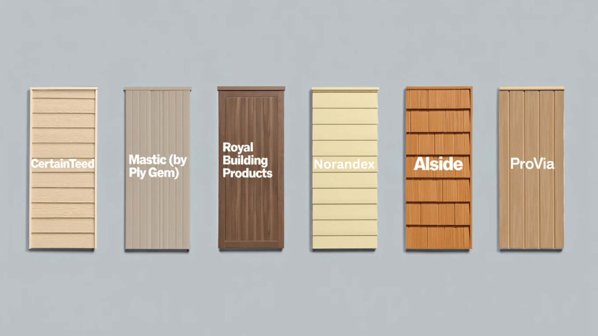 Top Vinyl Siding Brands