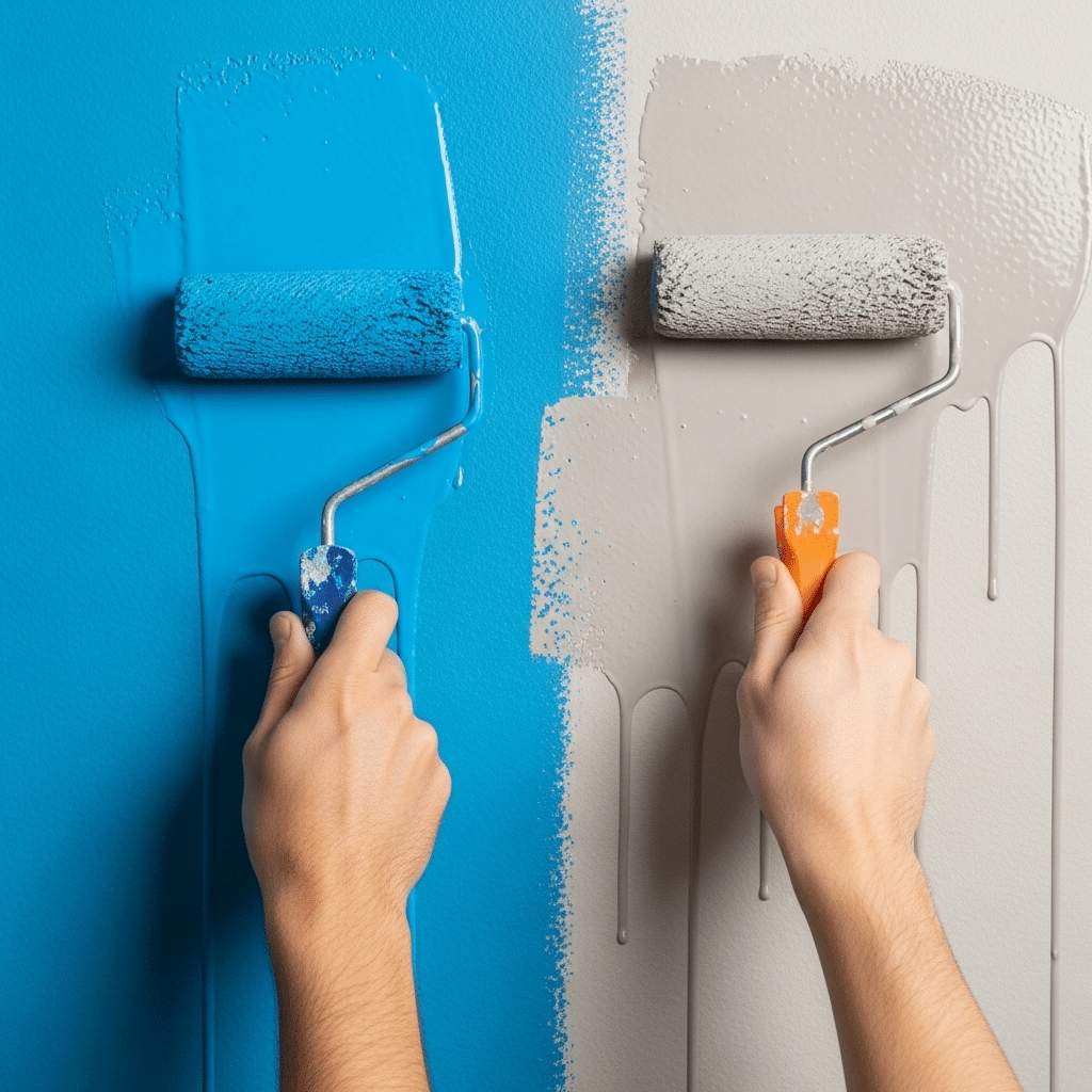 ceiling paint vs wall paint