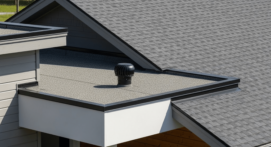 modified bitumen vs roll roofing