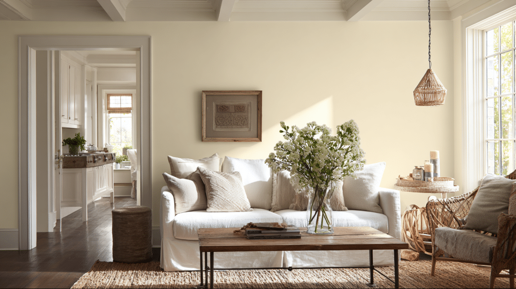 Benjamin Moore Swiss Coffee Color Palette and Its Application