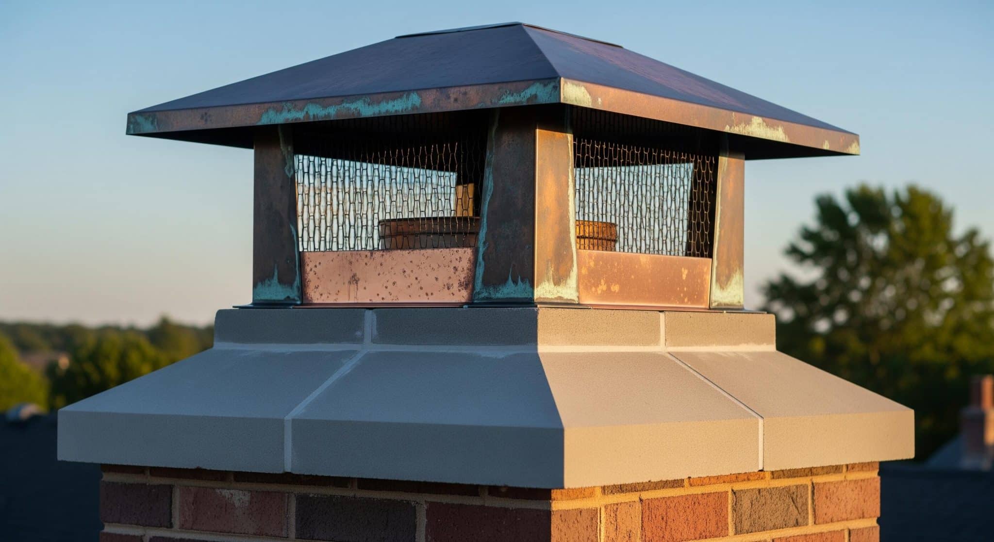 Chimney Cap and Crown