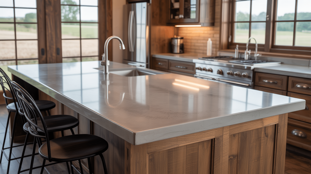 Concrete or Stone Countertops