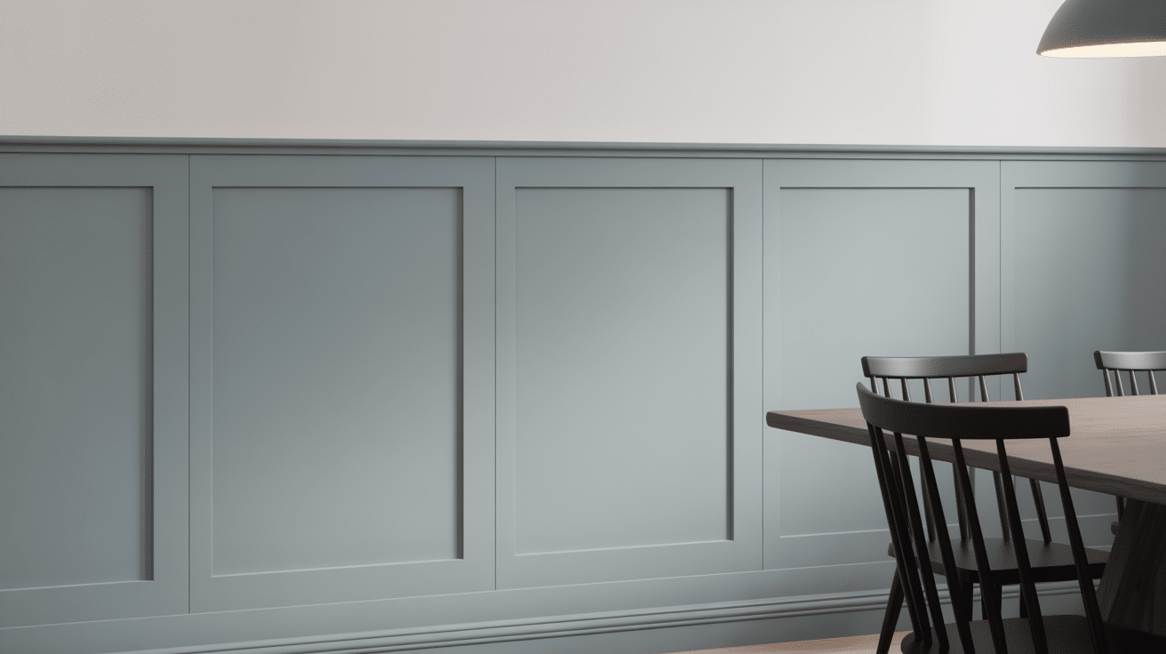 Flat+Panel+Wainscoting+(Shaker+Style)