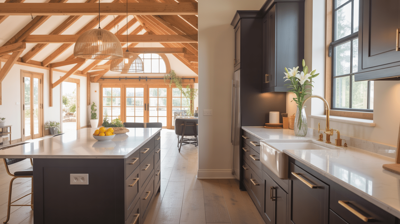 Galley with Peninsula Design
