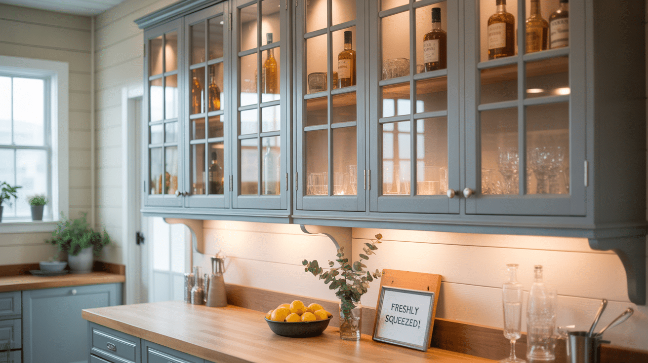 Glass-Front Cabinetry