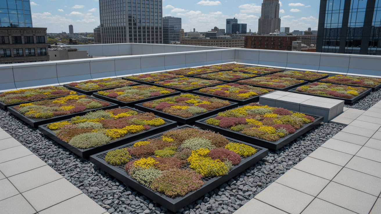 Integrated Green Roof Modules