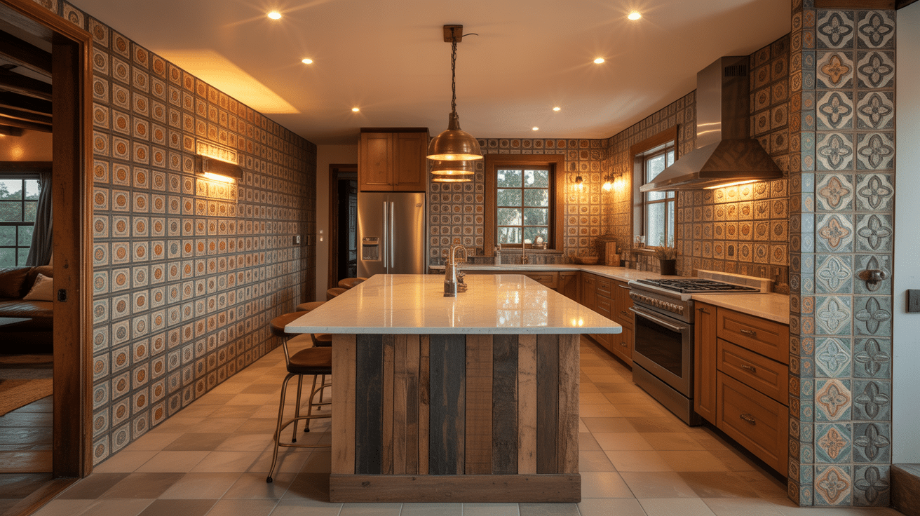 Mediterranean Tile & Warm Accents