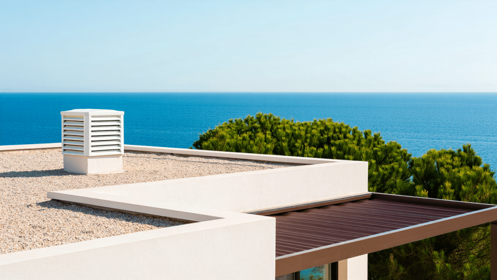 ballasted roof