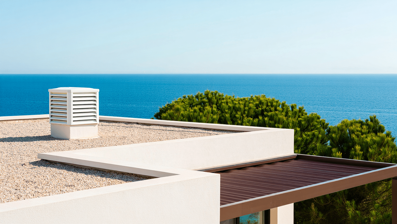ballasted roof