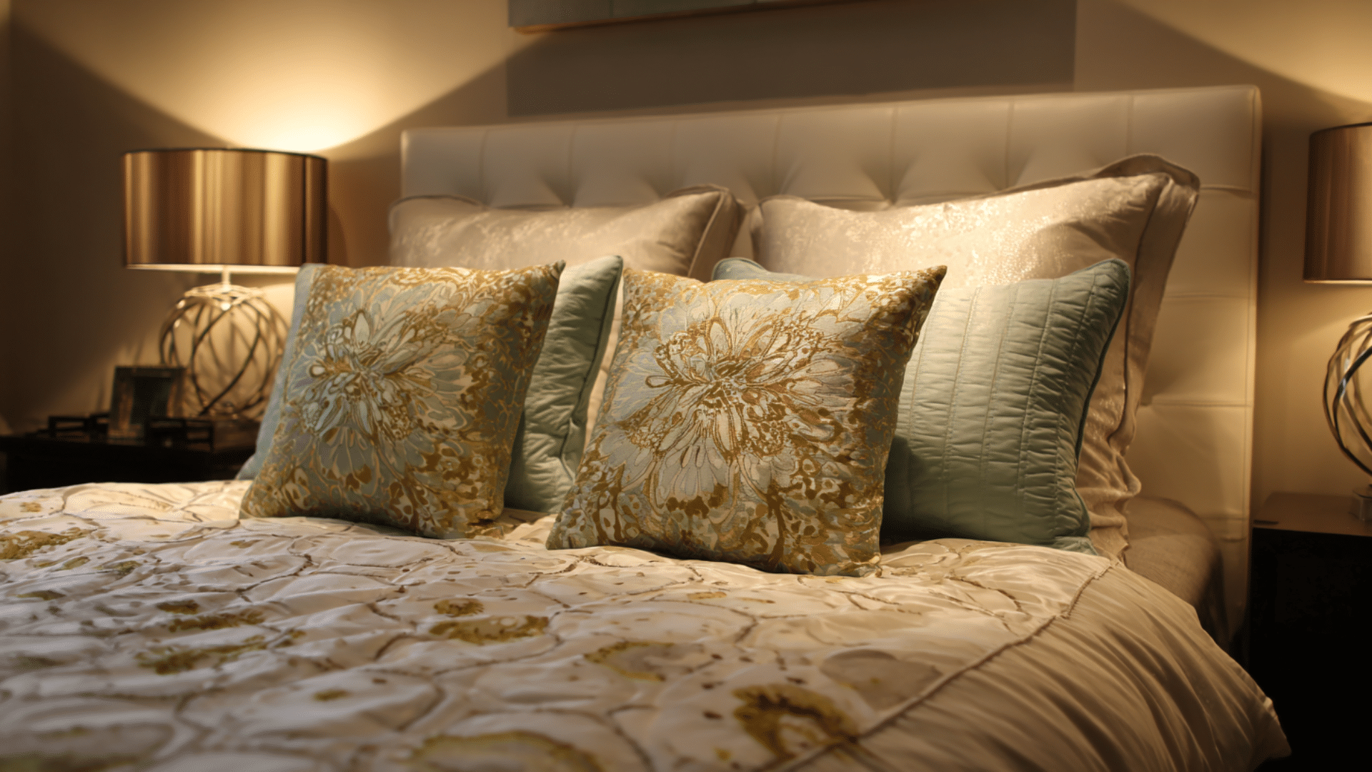 how many euro pillows for king bed