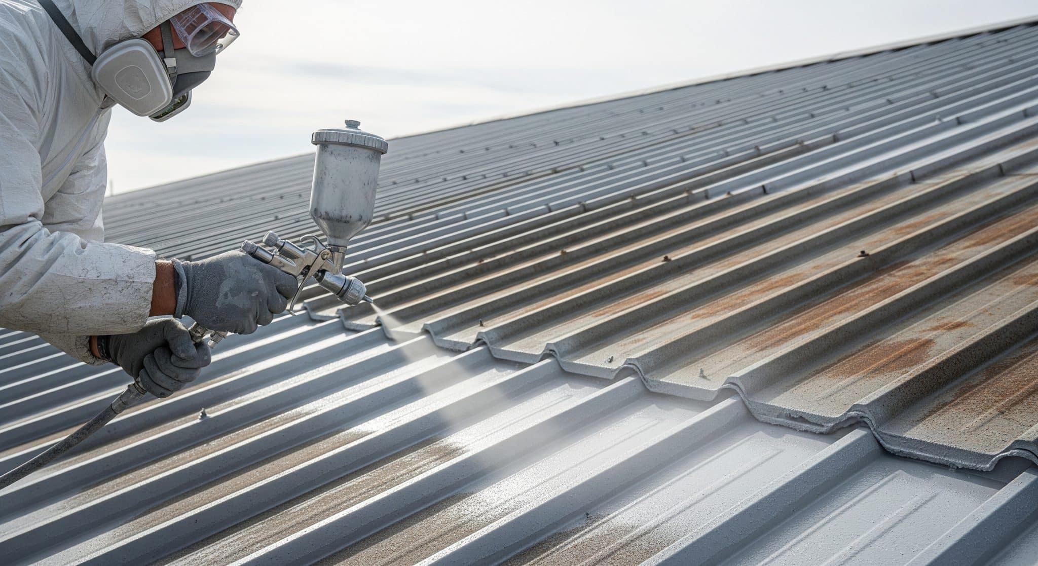metal roof spray coating