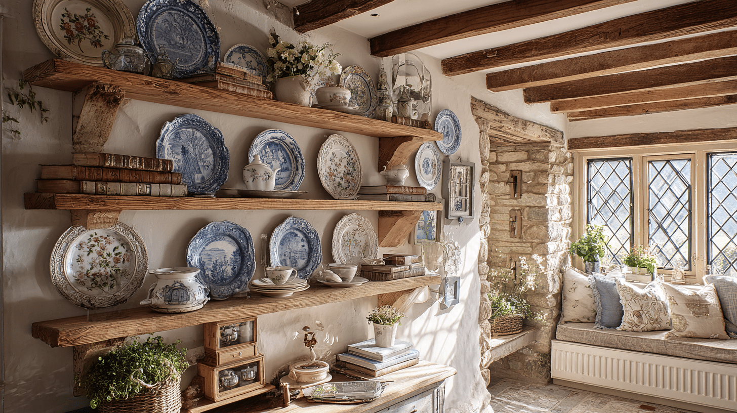 open-shelving-and-plate-displays