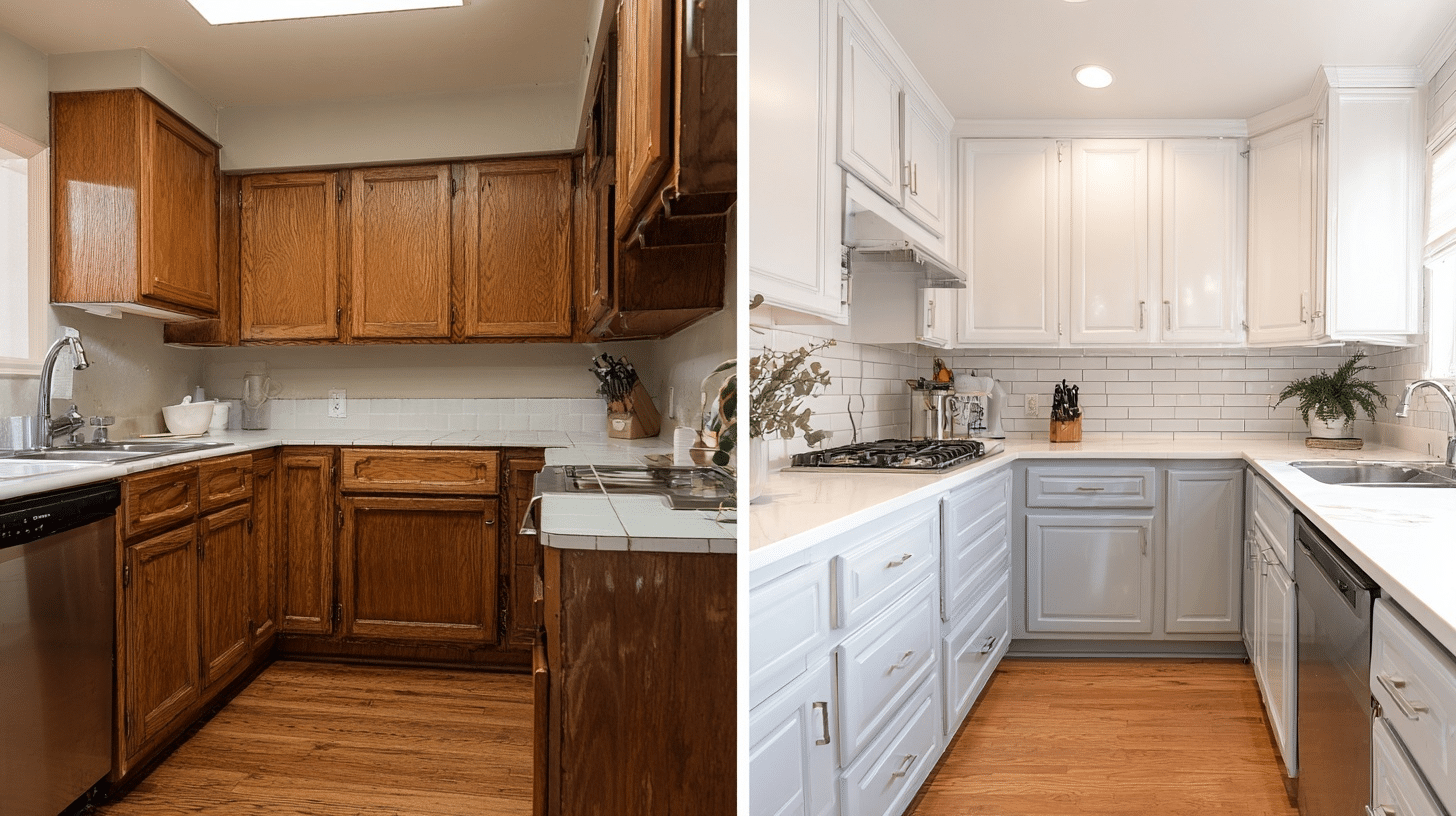 problems with refacing kitchen cabinets