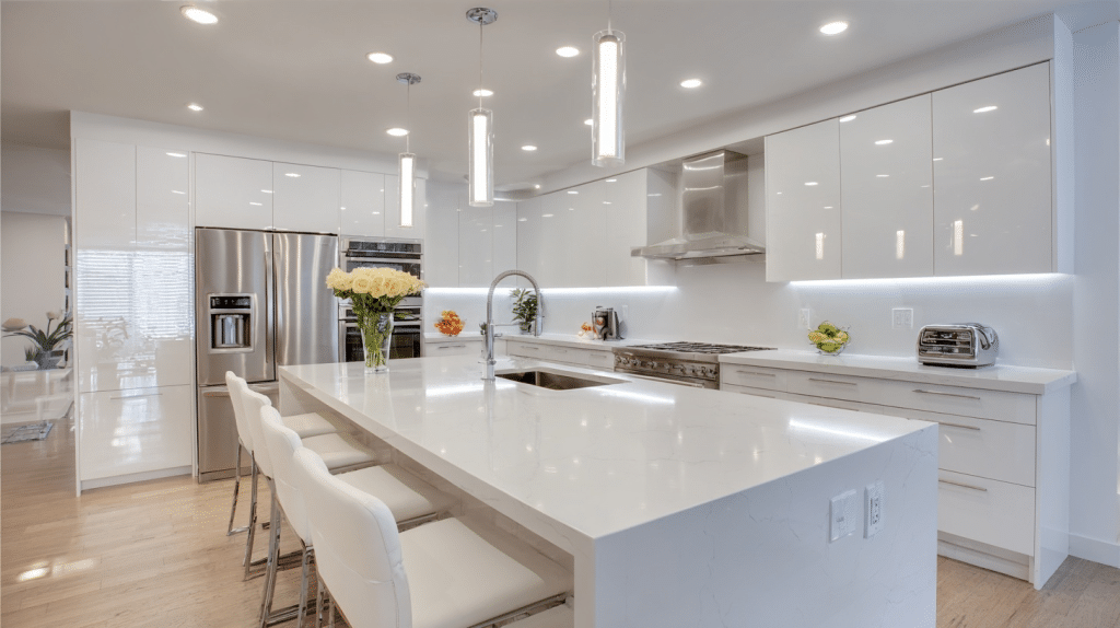 Quartz Countertops for White Cabinets Ideas That You'll Love - The ...