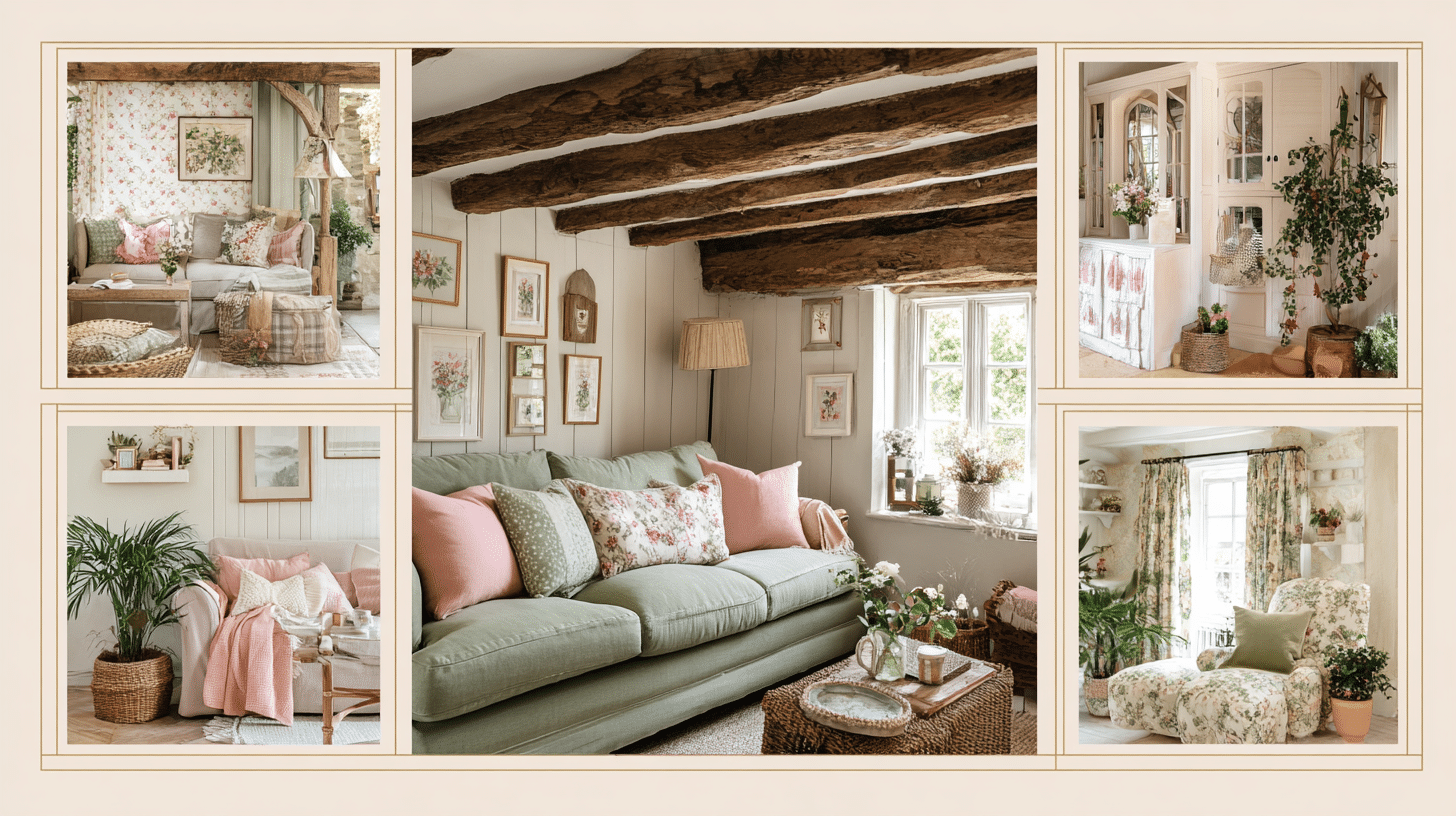 small english cottage living room