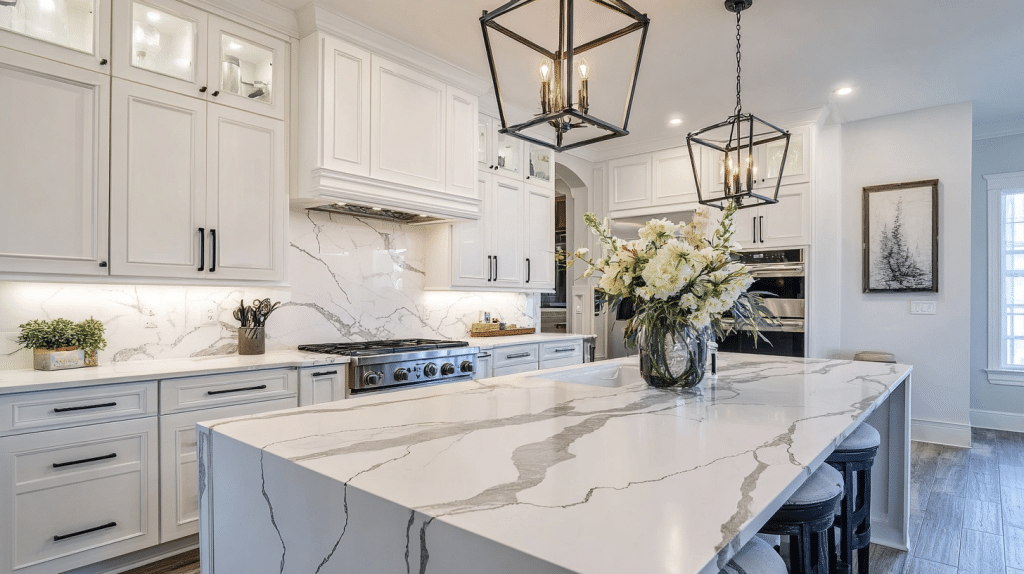 Quartz Countertops for White Cabinets Ideas That You'll Love - The ...