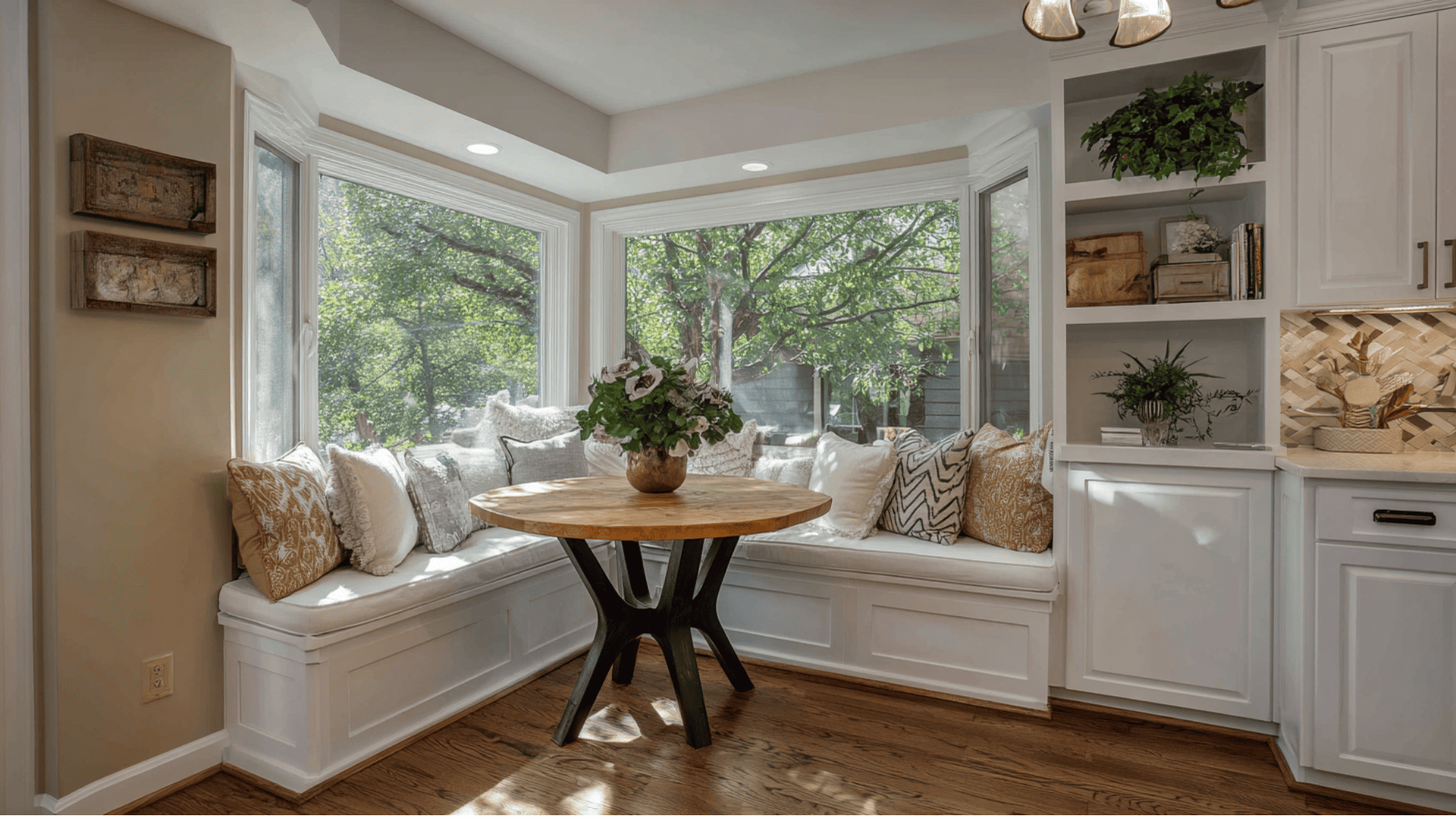 breakfast nook creation
