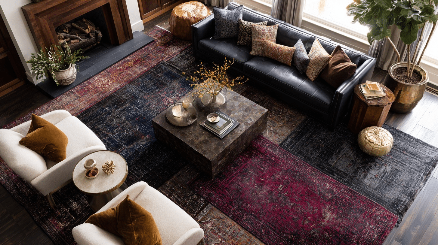 deep color rugs