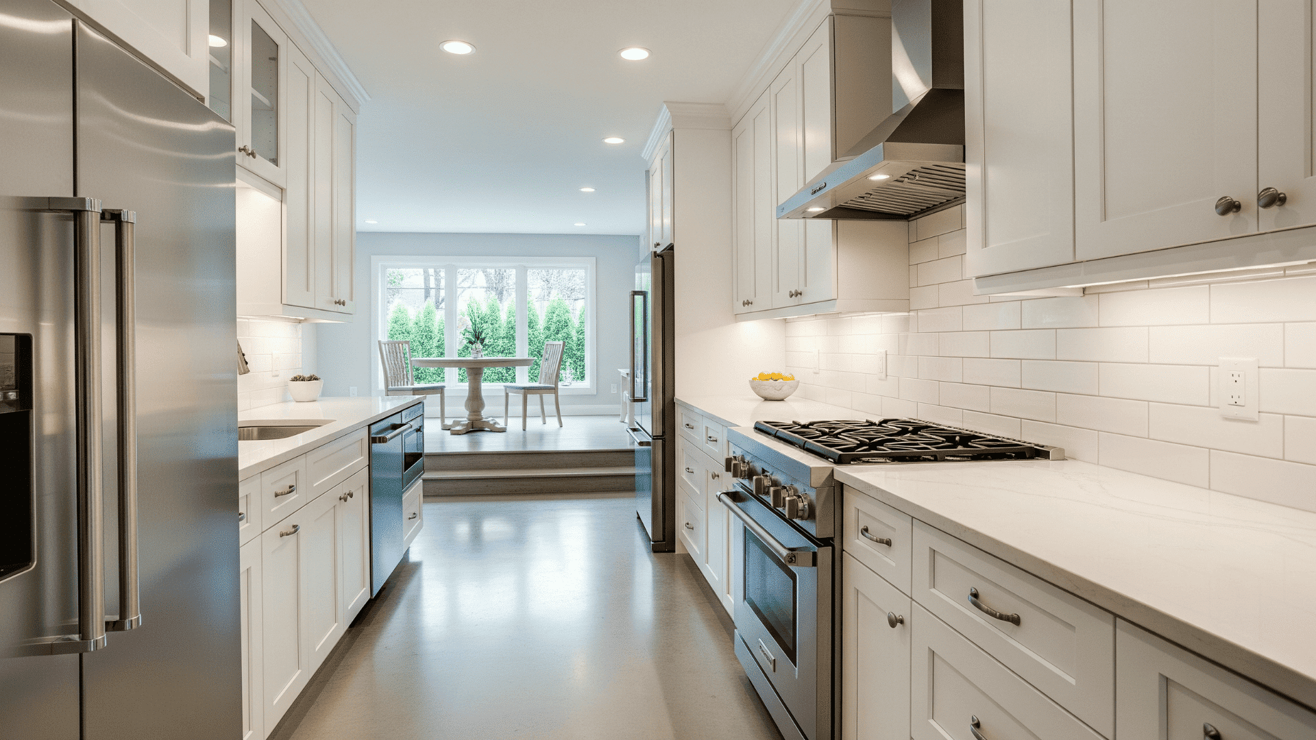 galley kitchen makeover