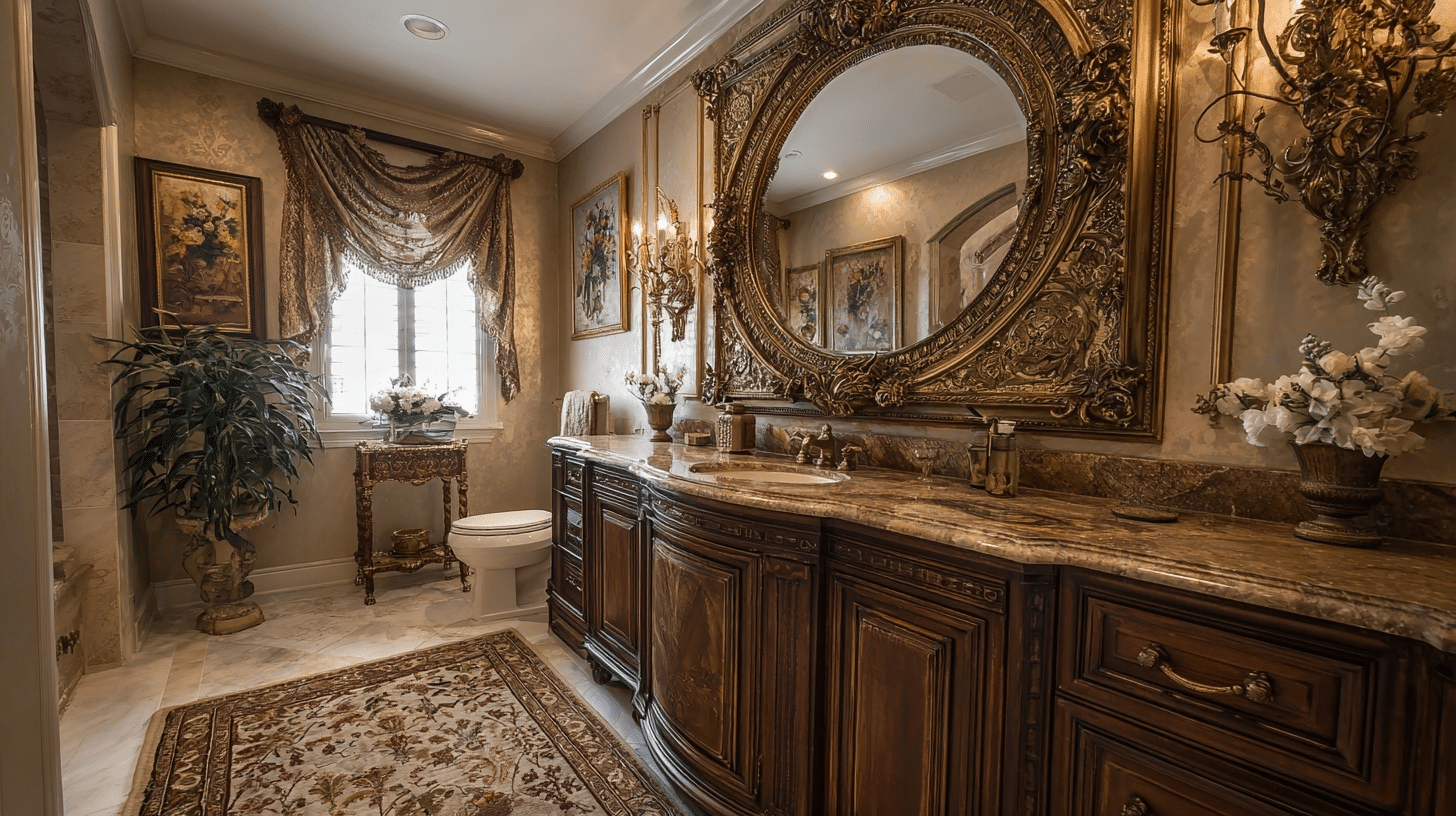 ornate vanity mirror makeoer