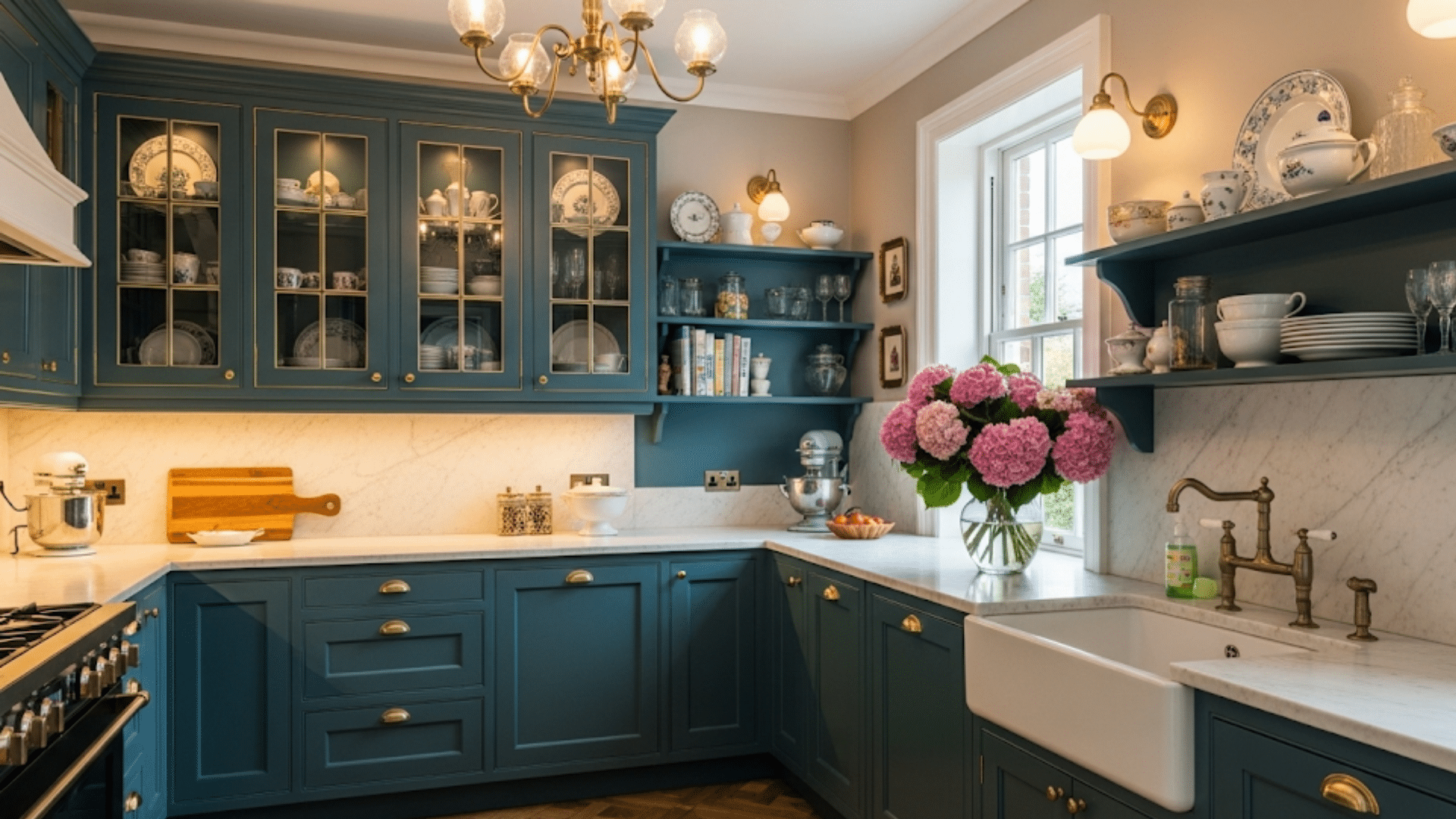 vintage style kitchen cabinets