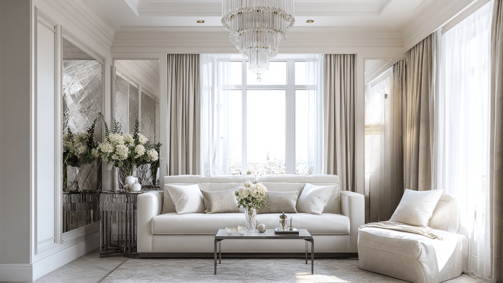 mirror strip accents