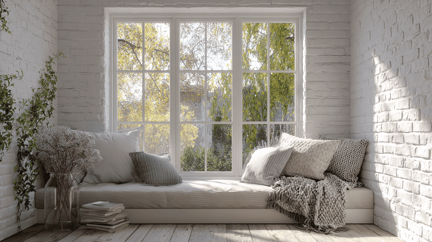 painted brick trim