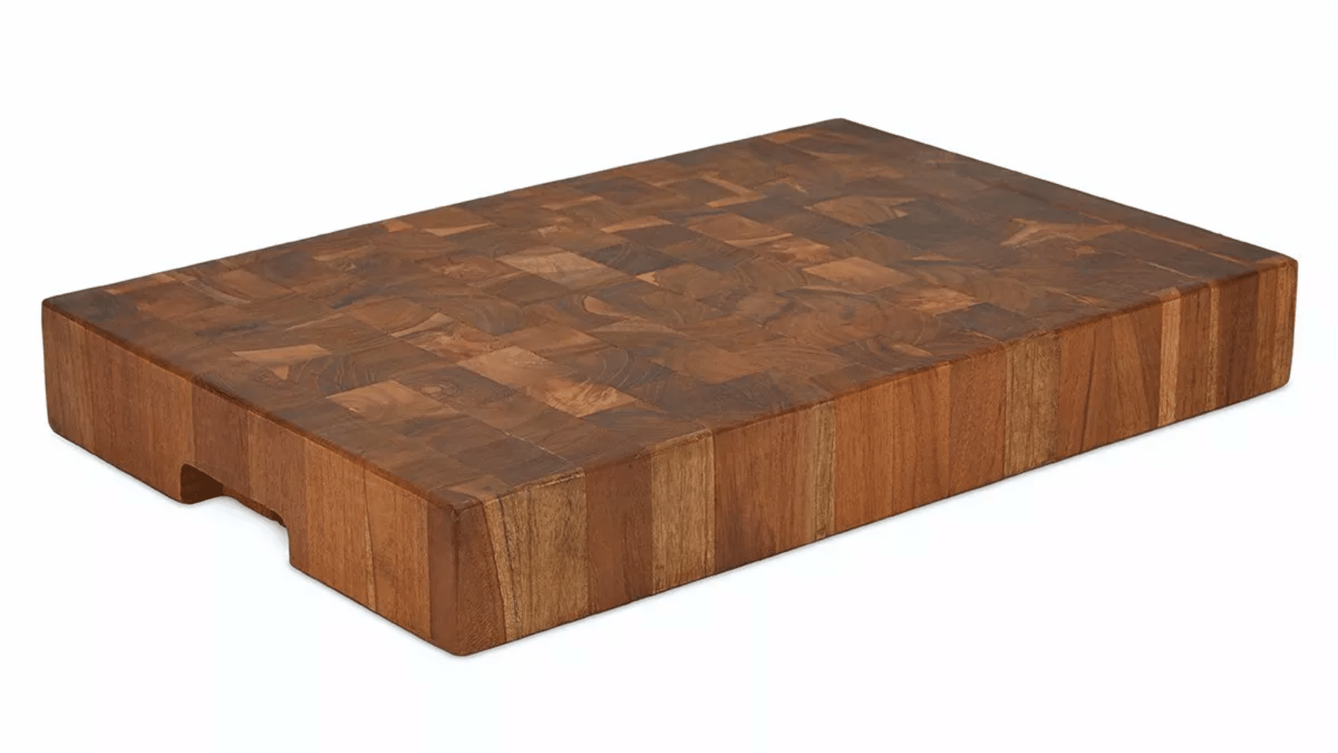 teak grain butcher block
