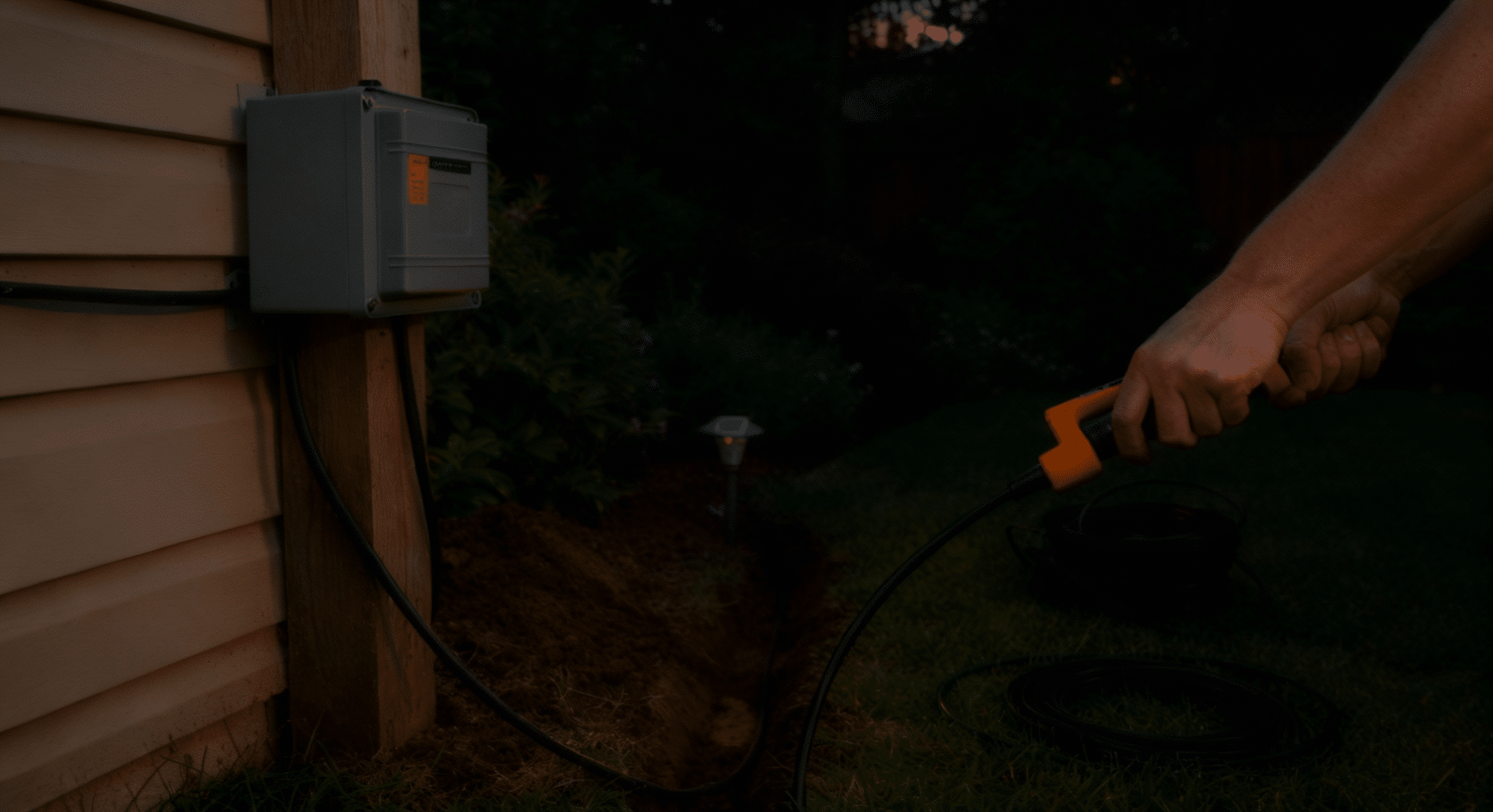 dig and place wiring